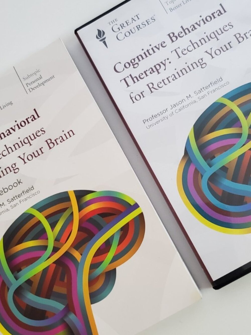 Great Courses Cognitive Behavioral Therapy Techiques for Brain DVD Guidebook Lot